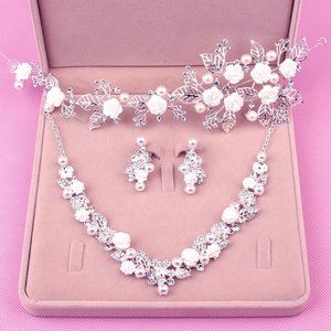 Wedding Sets for Women Bling Bride Hair Accessorie